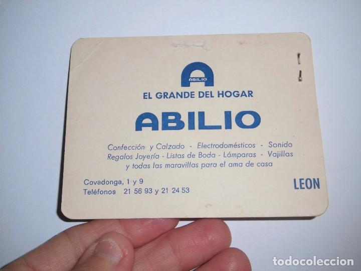 Documentos antiguos: LEON.CARNET DE COMPRA ALMACENES ABILIO.EL GRANDE DEL HOGAR.1976