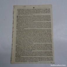 Documentos antiguos: MARQUES DE LA FRESNEDA. 1759 ORDENANZA PARA REPARTIMIENTO Y COBRANZA IMPUESTO DE LA CONTRIBUCION