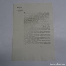 Documentos antiguos: GENERAL SERRANO: DECRETO DEL GOBIERNO PROVISIONAL ACERCA DE LA BANDERA NACIONAL. 1843.