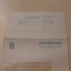 Documentos antiguos: TELEGRAMA SOBRE CAJA POSTAL CORREOS. Lote 169458800