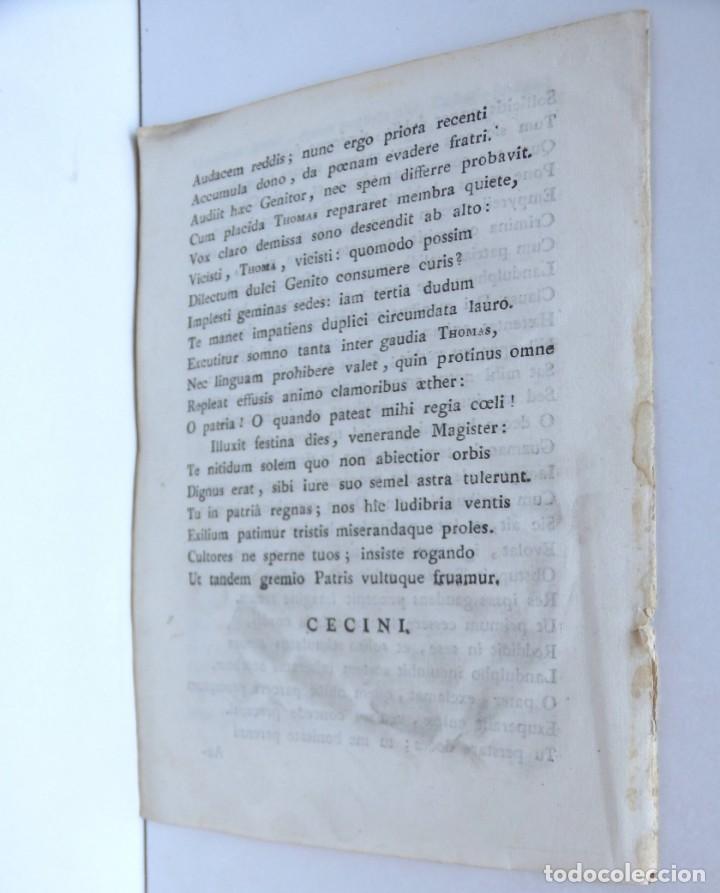 Documentos antiguos: PIISSIMUS THOMAS ETERNAM SORORIS SUAE - Barcelona - Foto 3