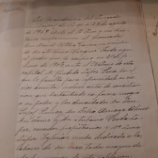 Documentos antiguos: 1909 LUGO JUZGADO MUNICIPAL. Lote 170306030