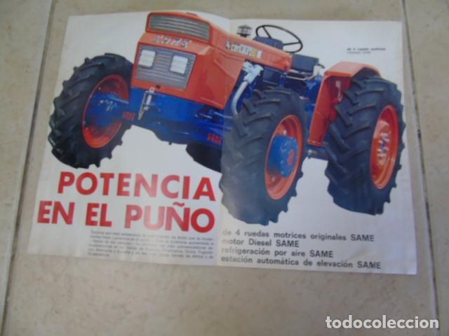Documentos antiguos: TRACTOR SAME CENTAURO 60 FOLLETO CON CARACTERISTICAS TECNICAS - Foto 2