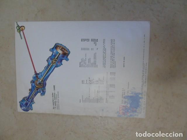Documentos antiguos: TRACTOR SAME CENTAURO 60 FOLLETO CON CARACTERISTICAS TECNICAS - Foto 3