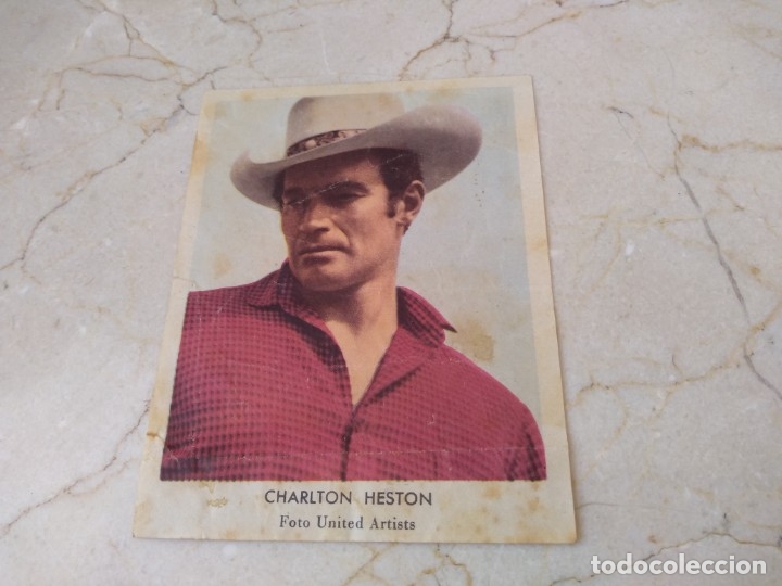 Documentos antiguos: Antigua foto Charlton Heston 1950 de United Artists