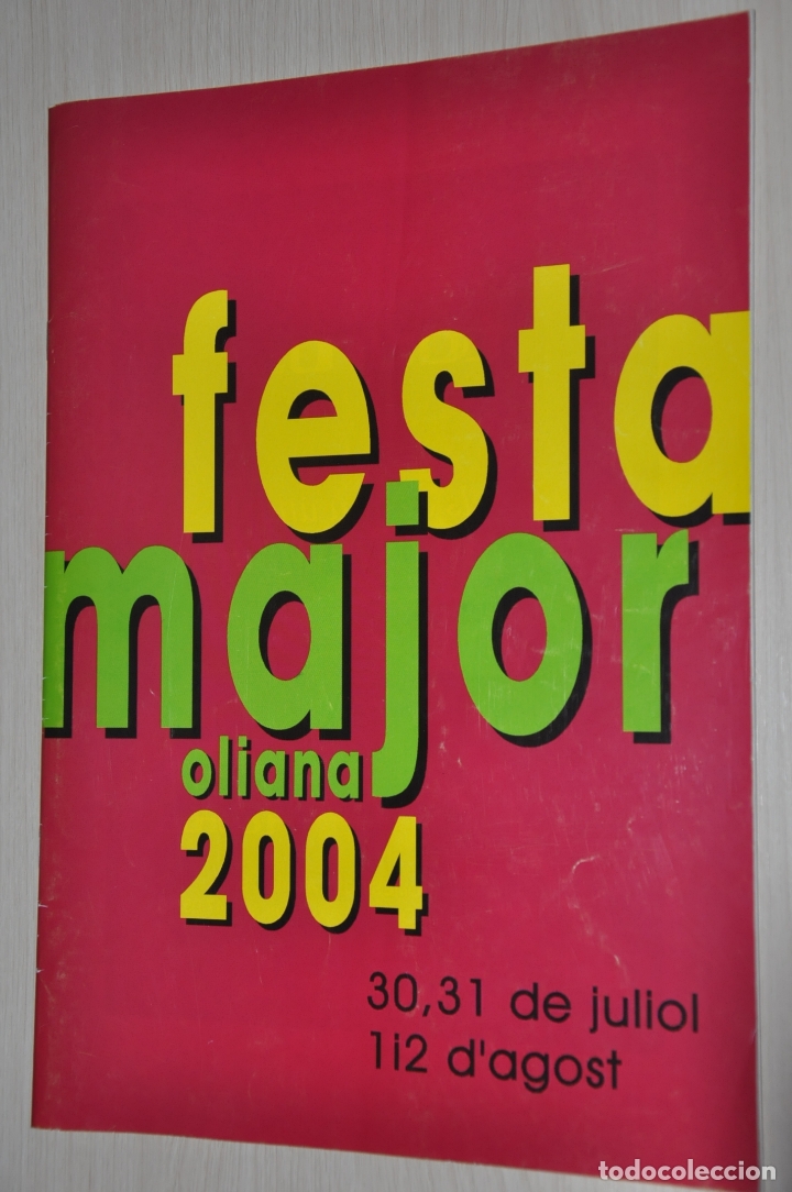 Documentos antiguos: programa festa major oliana 2004 - Foto 1