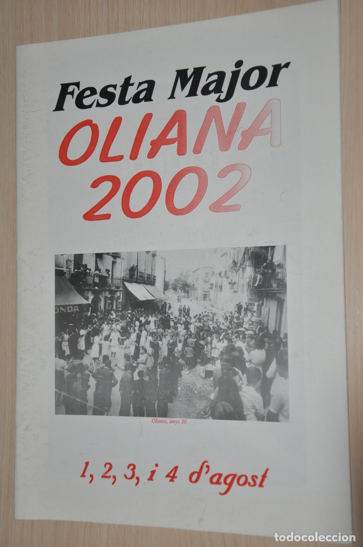 Documentos antiguos: programa festa major oliana 2002 - Foto 1