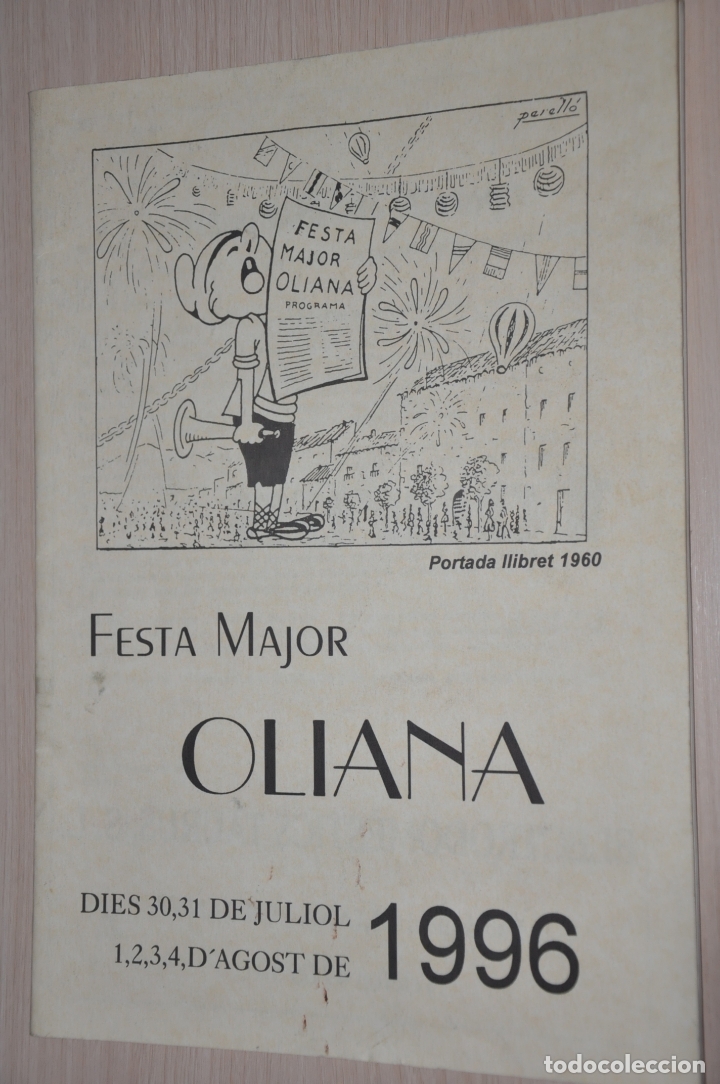 Documentos antiguos: programa festa major oliana 1996 - Foto 1