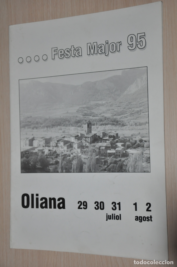 Documentos antiguos: programa festa major oliana 1995 - Foto 1