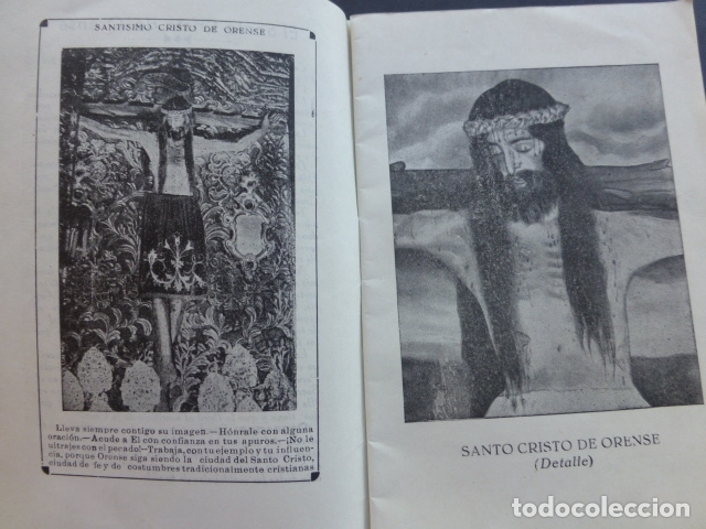 Documentos antiguos: ORENSE SANTO CRISTO NOVENA 1954 - Foto 3