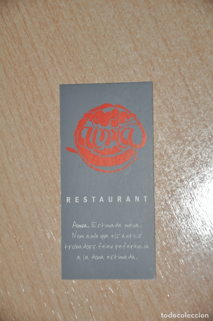 tarjeta restaurante aimia, lerida