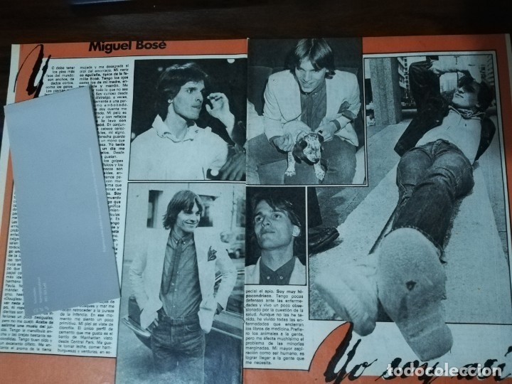 Documentos antiguos: MIGUEL BOS&Eacute; - VARIOS REPORTAJES
