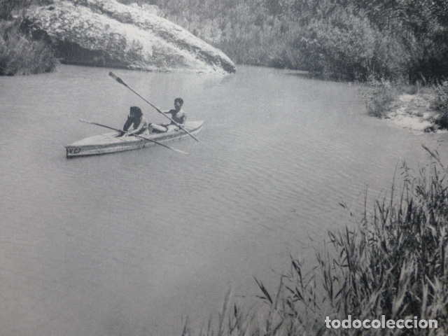 Documentos antiguos: CUENCA EL JUCAR ANTIGUA LAMINA HUECOGRABADO - Foto 1