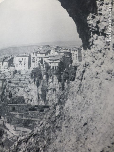 Documentos antiguos: CUENCA VISTA ANTIGUA LAMINA HUECOGRABADO - Foto 1