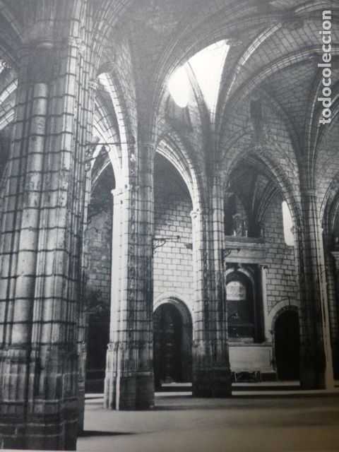 Documentos antiguos: CUENCA INTERIOR DE LA CATEDRAL ANTIGUA LAMINA HUECOGRABADO - Foto 1