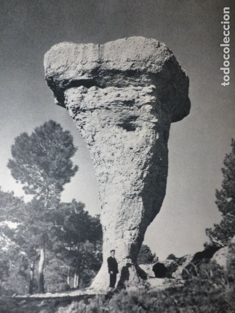 Documentos antiguos: CUENCA CIUDAD ENCANTADA ANTIGUA LAMINA HUECOGRABADO - Foto 1