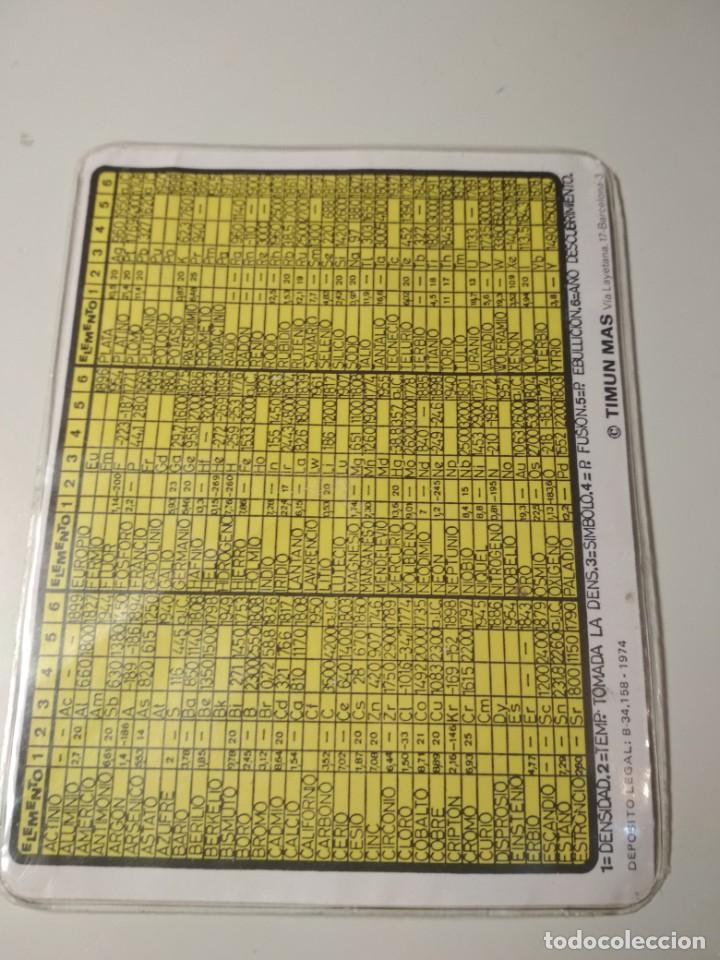 Documentos antiguos: Chuleta de qu&iacute;mica - Foto 2