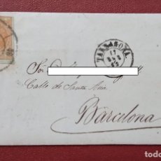 Documentos antiguos: ANTIGUA ENVUELTA SIGLO XIX. DE TARRAGONA A BARCELONA