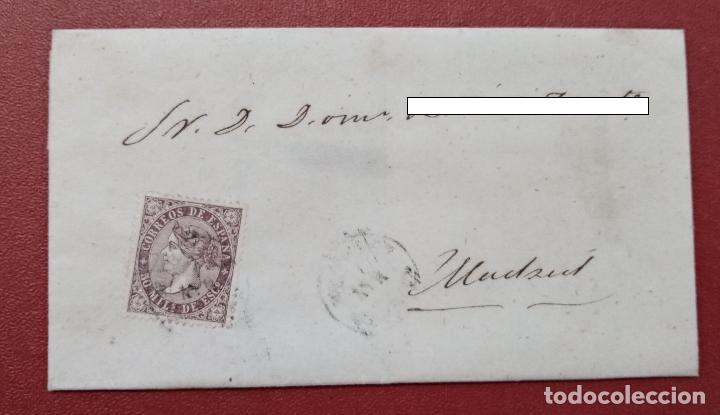 Documentos antiguos: ANTIGUA ENVUELTA SIGLO XIX. DIRIGIDA A MADRID - Foto 1