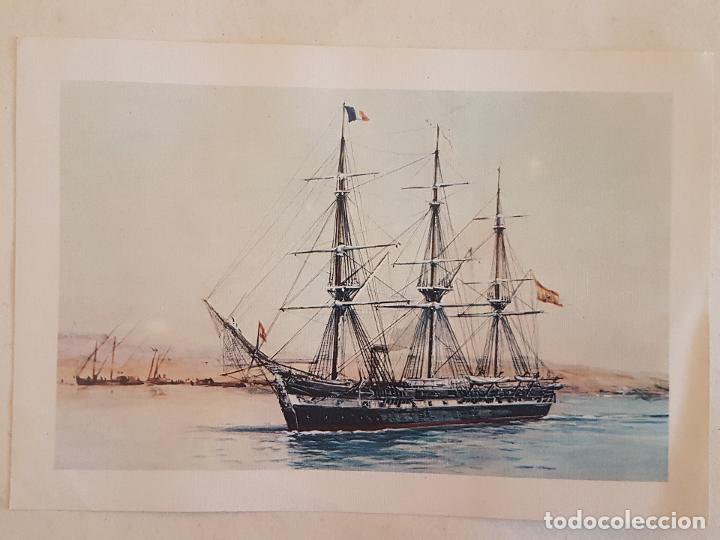Documenti antichi: FRAGATA BERENGUELA L&Aacute;MINA REVISTA MILITAR DE LA MARINA 25 X 17 CMTS