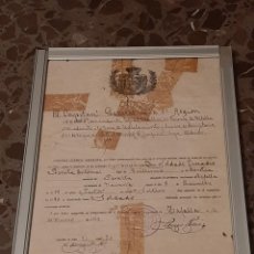 Documentos antiguos: HISTORIAL SOLDADO SERVICIO MILITAR, 12 AÑOS (1896-1908), UN TIEMPO EN FILIPINAS. Lote 189504482