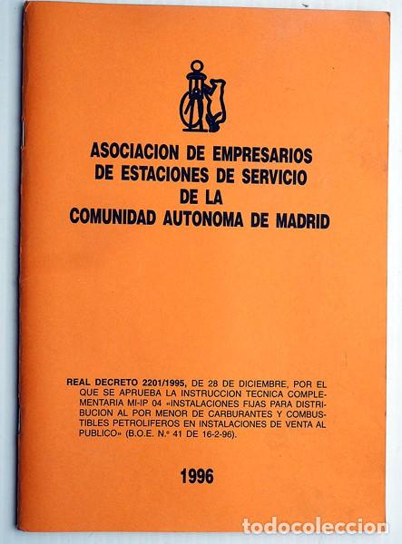Documentos antiguos: Estaciones de Servicio. Real Decreto 2201 / 1995 - Foto 1