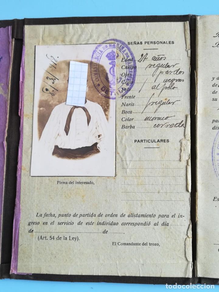 Documentos antiguos: LIBRETA DE INSCRIPCI&Oacute;N MAR&Iacute;TIMA 1918 - Foto 7