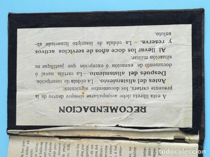 Documentos antiguos: LIBRETA DE INSCRIPCI&Oacute;N MAR&Iacute;TIMA 1918 - Foto 14
