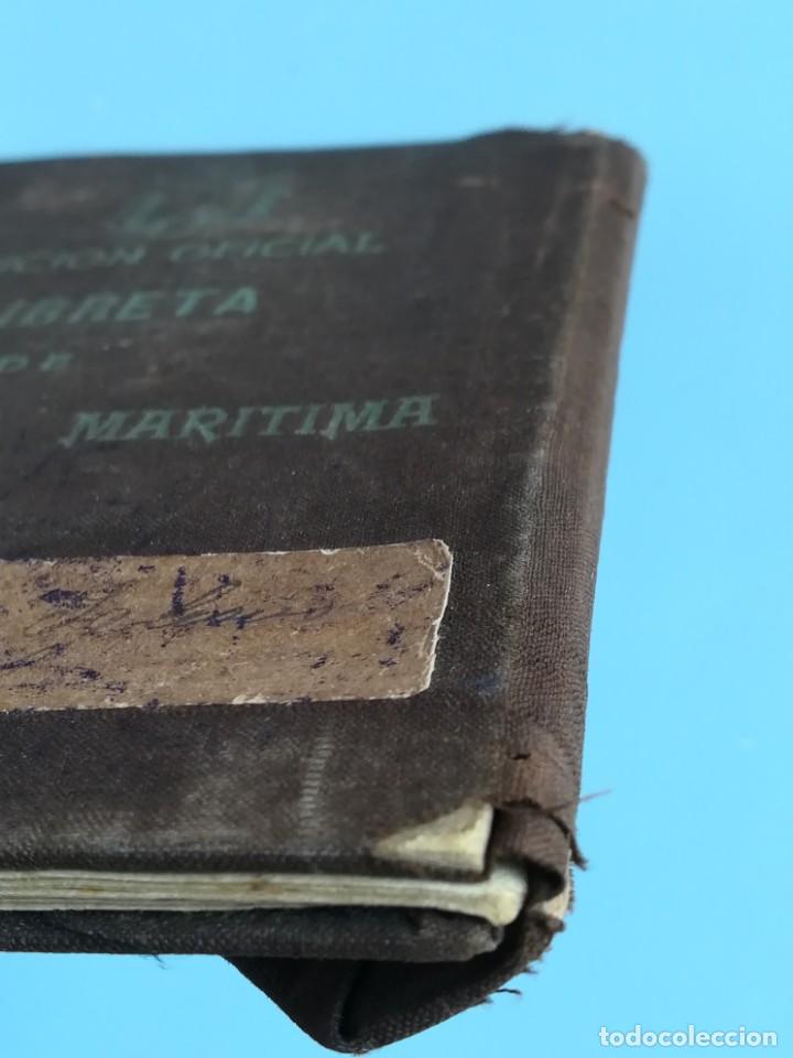 Documentos antiguos: LIBRETA DE INSCRIPCI&Oacute;N MAR&Iacute;TIMA 1918 - Foto 4