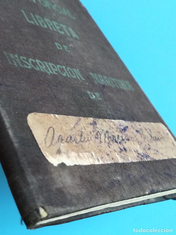 Documentos antiguos: LIBRETA DE INSCRIPCI&Oacute;N MAR&Iacute;TIMA 1918 - Foto 5