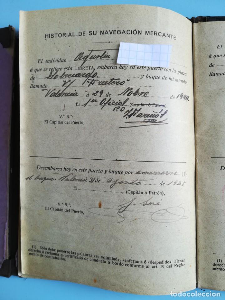 Documentos antiguos: LIBRETA DE INSCRIPCI&Oacute;N MAR&Iacute;TIMA 1918 - Foto 11