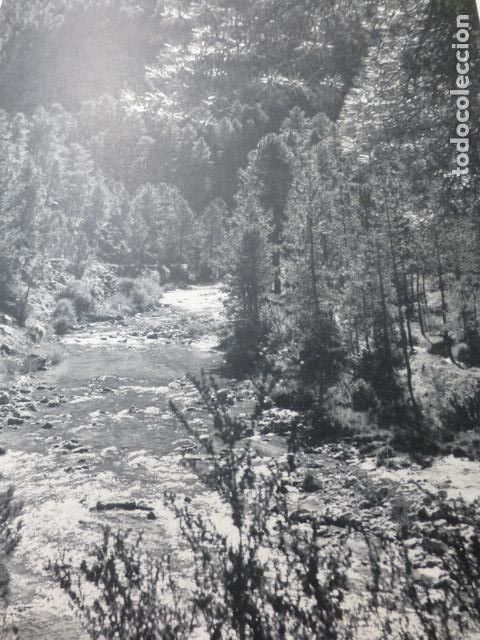 Documentos antiguos: CUENCA RIO ESCABAS ANTIGUA LAMINA HUECOGRABADO - Foto 1