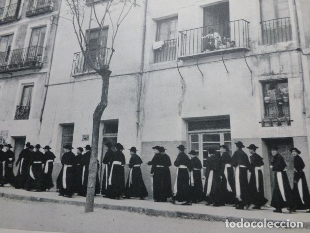 Documentos antiguos: CUENCA SEMINARISTAS ANTIGUA LAMINA HUECOGRABADO - Foto 1
