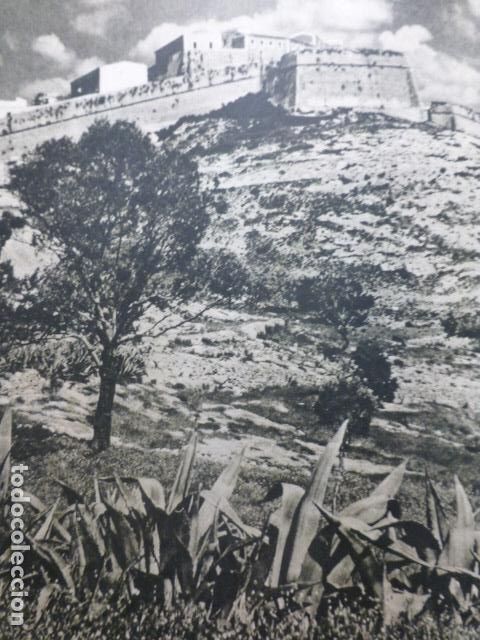 Old Documents: IBIZA PUIG DE MOLINS LAMINA HUECOGRABADO A&Ntilde;OS 40