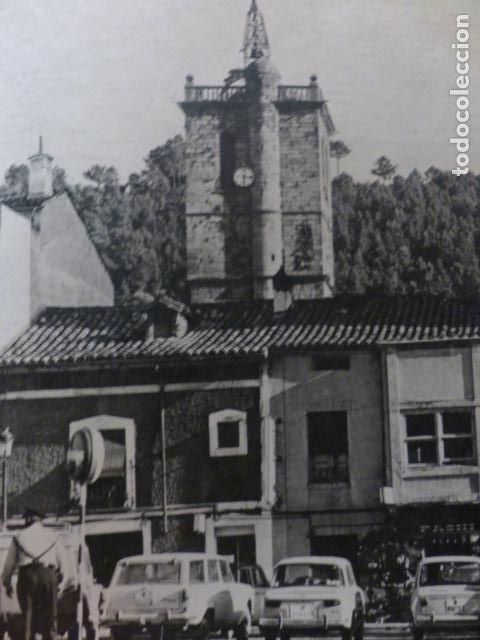 Documents Anciens: ARENAS DE SAN PEDRO AVILA PLAZA Y TORRE ANTIGUA LAMINA HUECOGRABADO