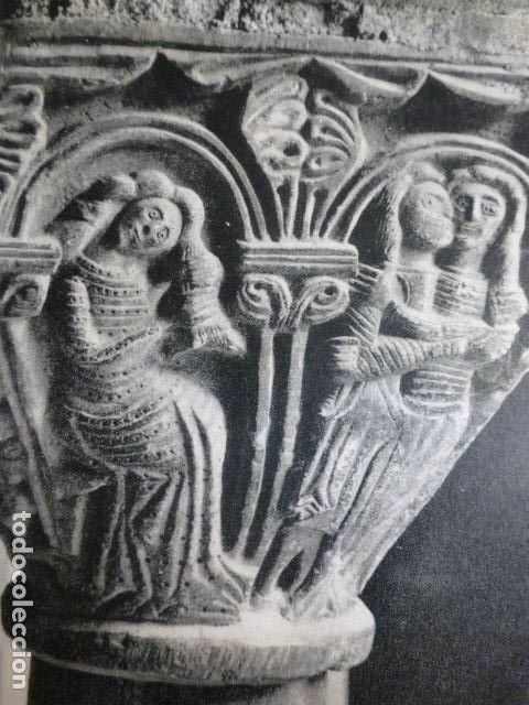 Documents Anciens: SANTA MARIA DEL ESTANY BARCELONA DETALLE ANTIGUA LAMINA HUECOGRABADO