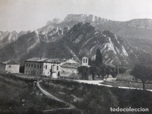 Documents Anciens: SANT LLOREN&acute;DE MOTUNYS LERIDA CAPILLA DEL ROSER ANTIGUA LAMINA HUECOGRABADO