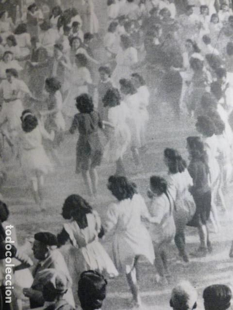 Documentos antiguos: IGUALADA BARCELONA SARDANAS ANTIGUA LAMINA HUECOGRABADO