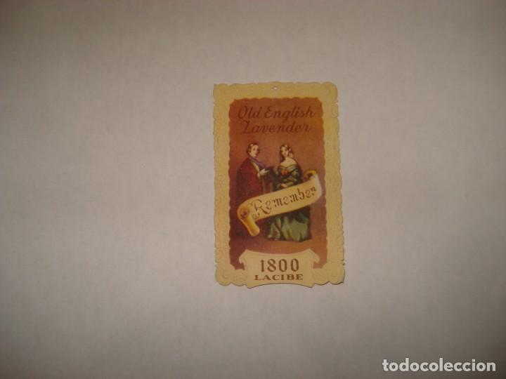 Documentos antiguos: ANTIGUA TARJETA PERFUMADA LAVANDA - Foto 1