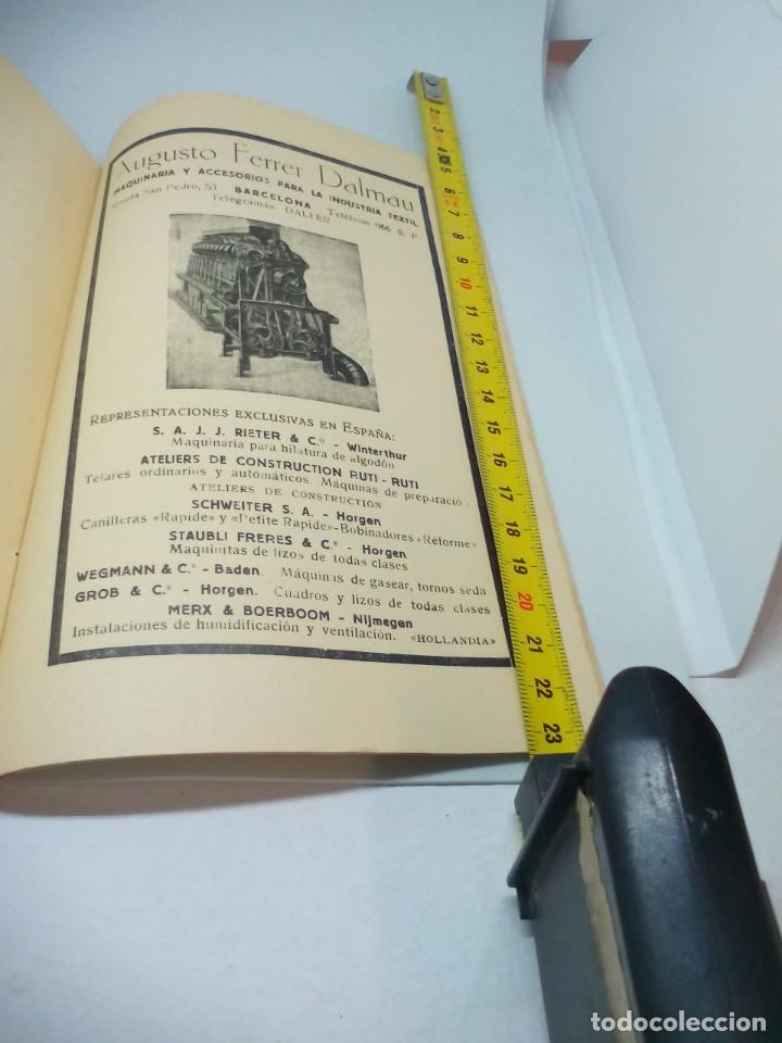 Documentos antiguos: Manual practic  per a el fabricante de teixits en catal&aacute;n 1925 - Foto 2