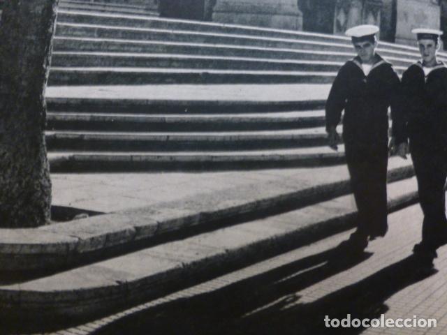 Documents Anciens: CADIZ GRADAS DE LA CATEDRAL ANTIGUA LAMINA HUECOGRABADO