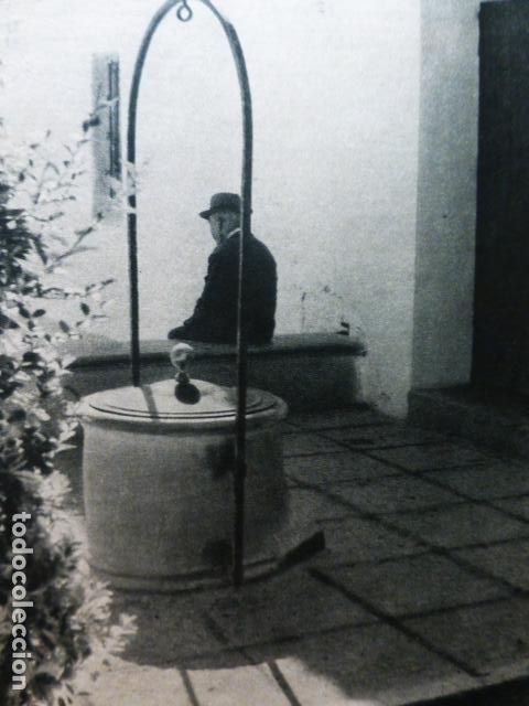 Old Documents: SANTA FE GRANADA ASPECTO URBANO ANTIGUA LAMINA HUECOGRABADO