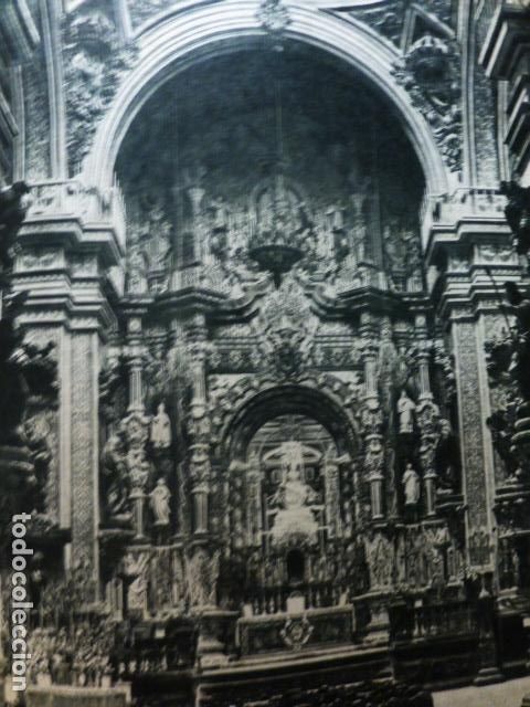 Old Documents: GRANADA VIRGEN DE LAS ANGUSTIAS ANTIGUA LAMINA HUECOGRABADO