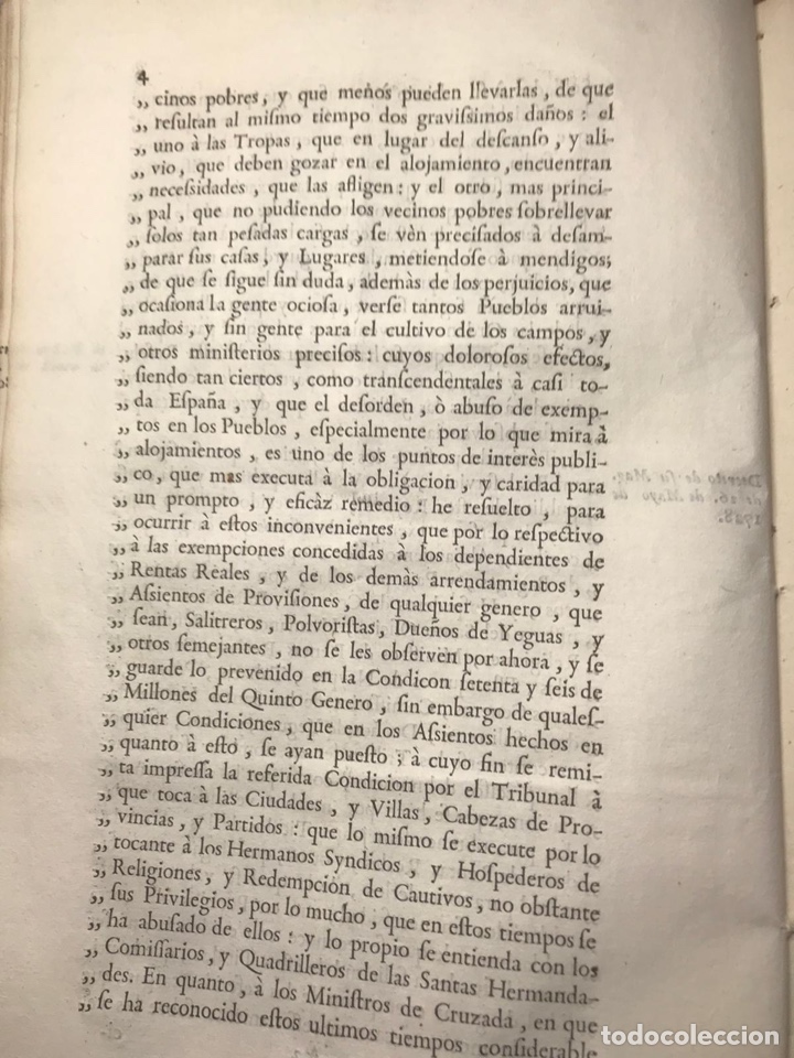 Documentos antiguos: 1747 - Derecho Publico y Rentas. Documento - Foto 3
