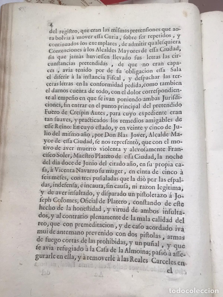 Documentos antiguos: 1735 - Valencia - 2 asesinatos - Foto 3
