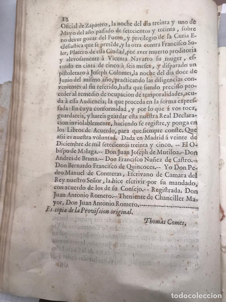 Documentos antiguos: 1735 - Valencia - 2 asesinatos - Foto 4