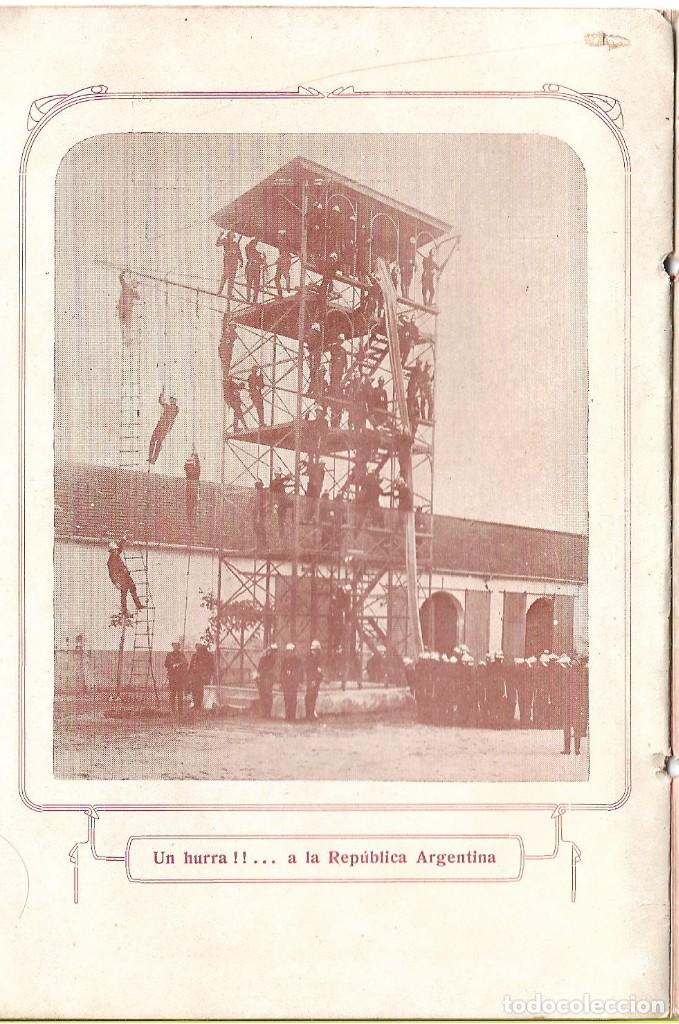 Documentos antiguos: BOMBEROS - 1926 PROGRAMA DE HONOR DEL CUERPO DE BOMBEROS DEL URUGUAY al ARGENTINO