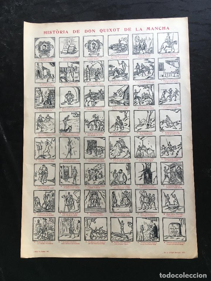 Documentos antiguos: AUCA / ALELUYA - HIST&Ograve;RIA DE DON QUIXOT DE LA MANCHA - 45x32cm- LARXIU JUTGLAR - 1930 - QUIJOTE