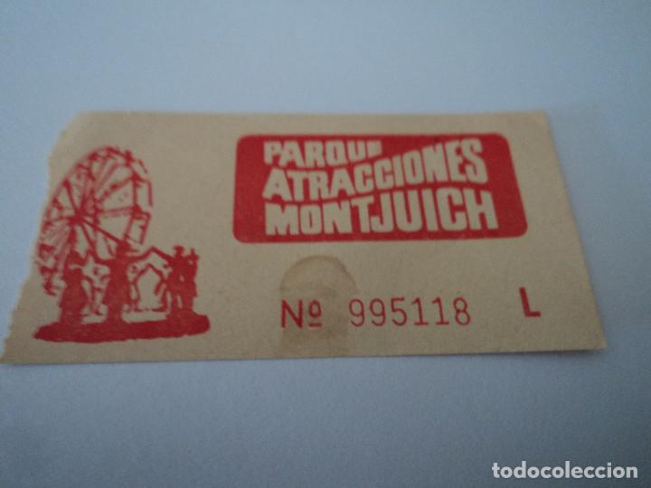 Alte Dokumente: ENTRADA PARQUE DE ATRACCIONES DE MONTJUICH
