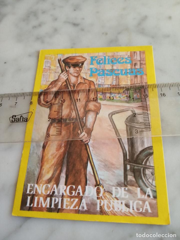 Documentos antiguos: EL ENCARGADO DE LA LIMPIEZA PUBLICA LES DESEA FELICES PASCUAS